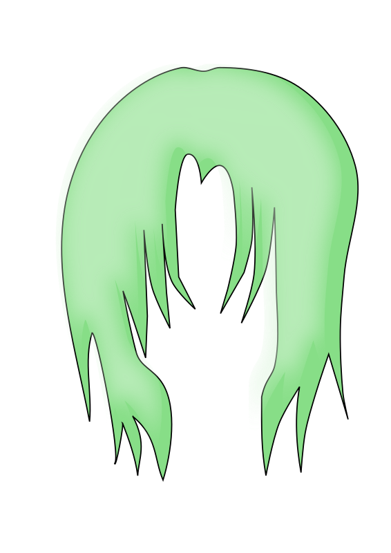 Green Hair clipart #15, Download drawings