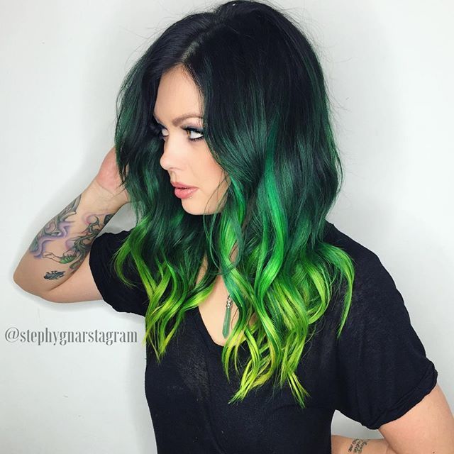 Green Hair coloring #19, Download drawings