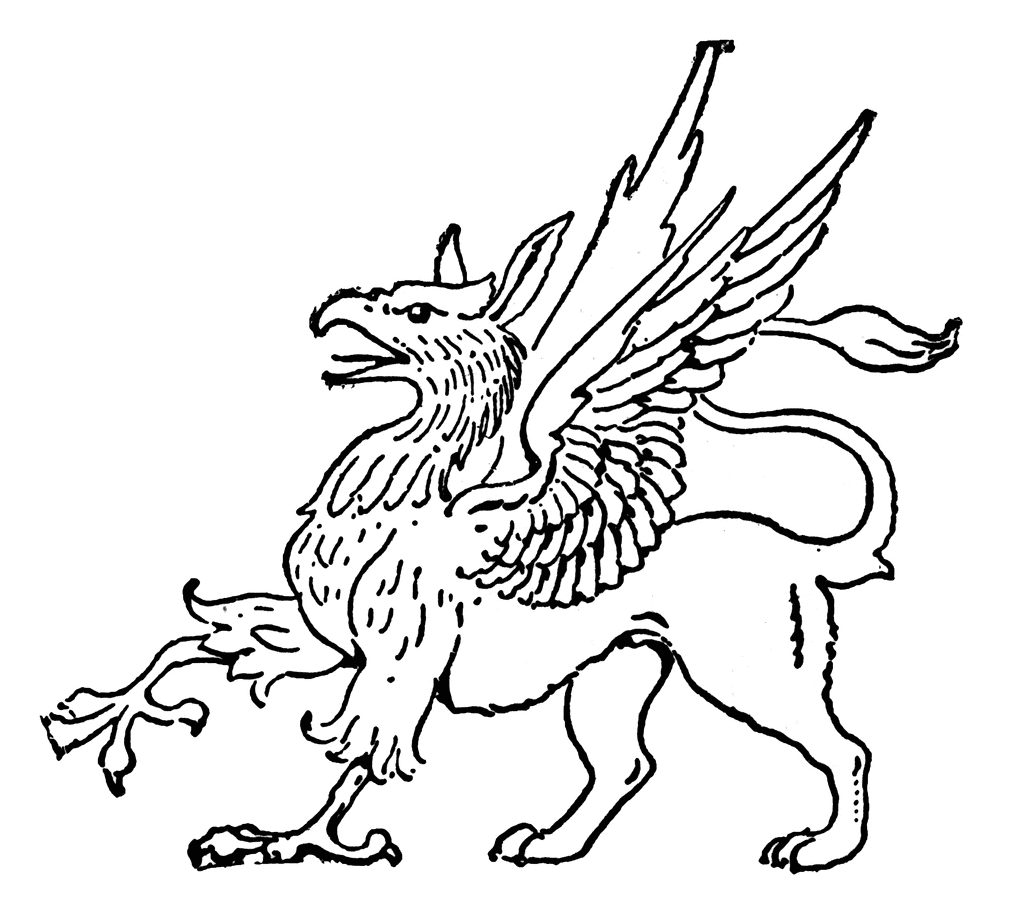 Griffin clipart #2, Download drawings