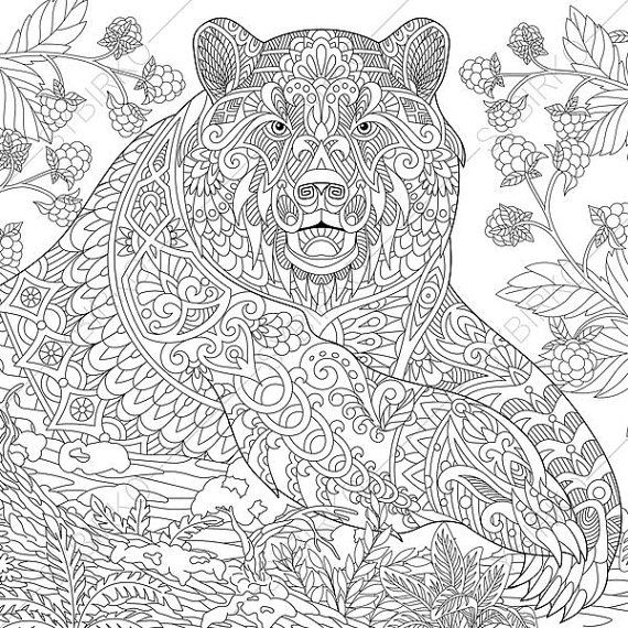 Grizzly Family In Spring coloring #8, Download drawings
