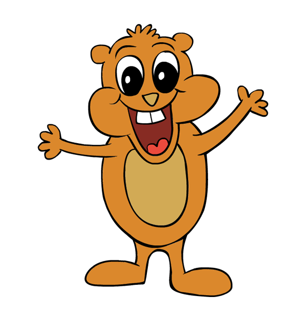 Groundhog clipart #3, Download drawings