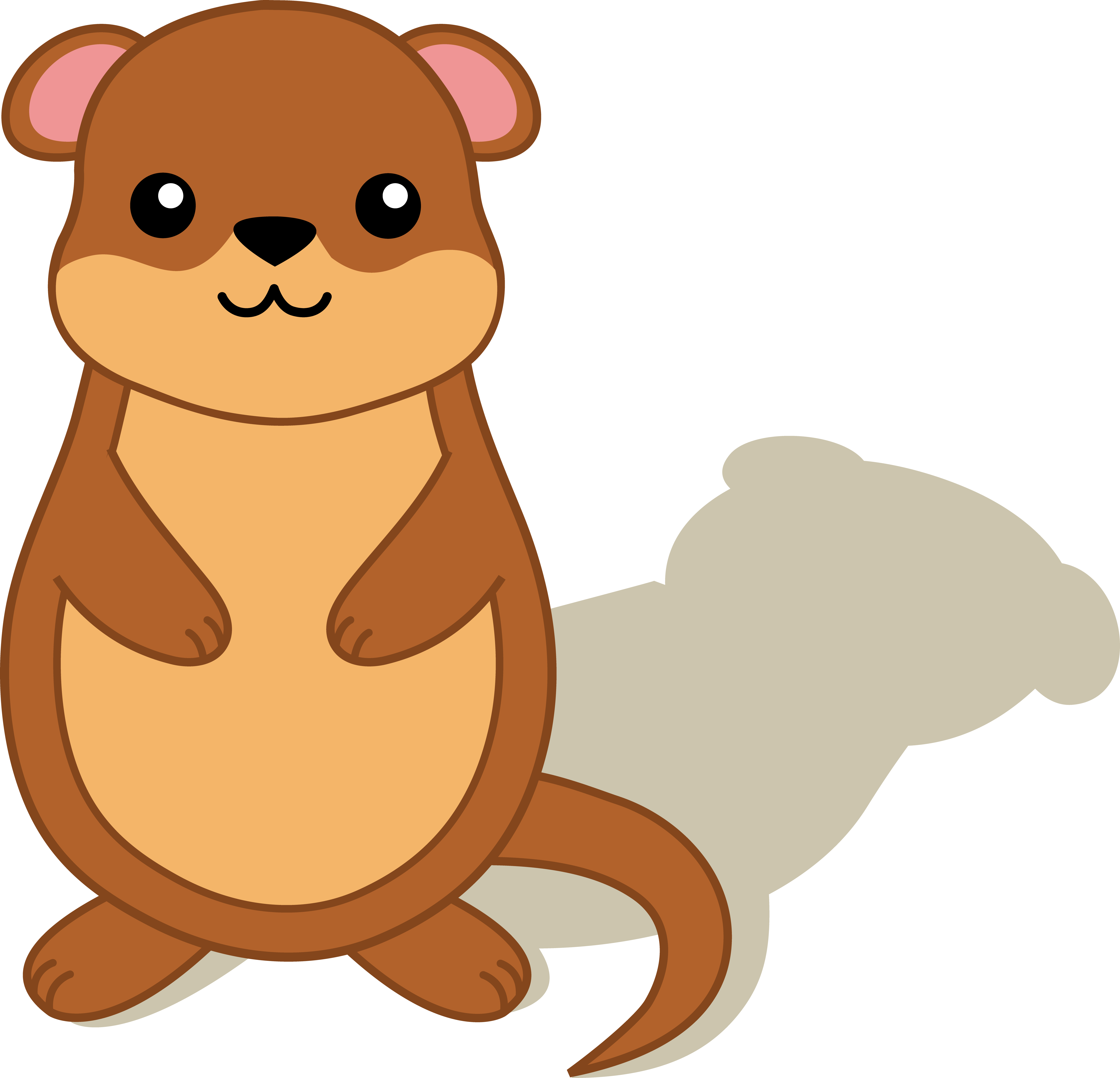 Groundhog clipart #2, Download drawings