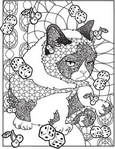 Grumpy Cat coloring #7, Download drawings