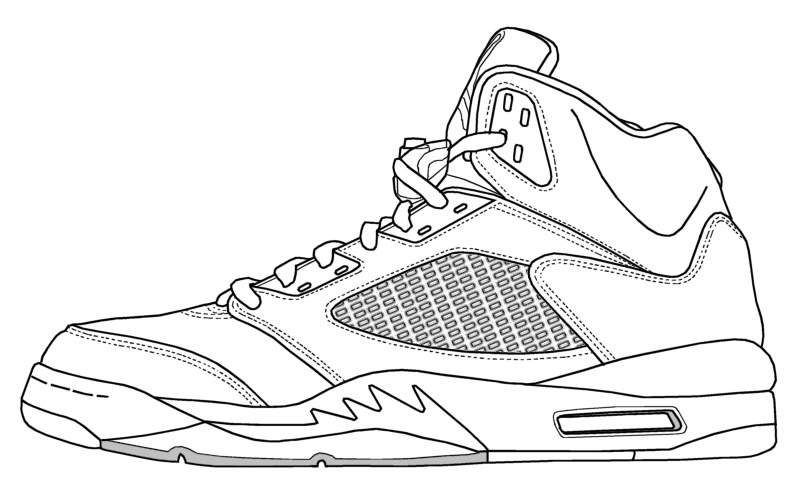 Gym-shoes coloring #3, Download drawings