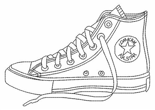 Gym-shoes coloring #20, Download drawings