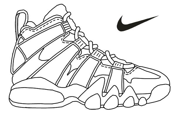 Gym-shoes coloring #19, Download drawings