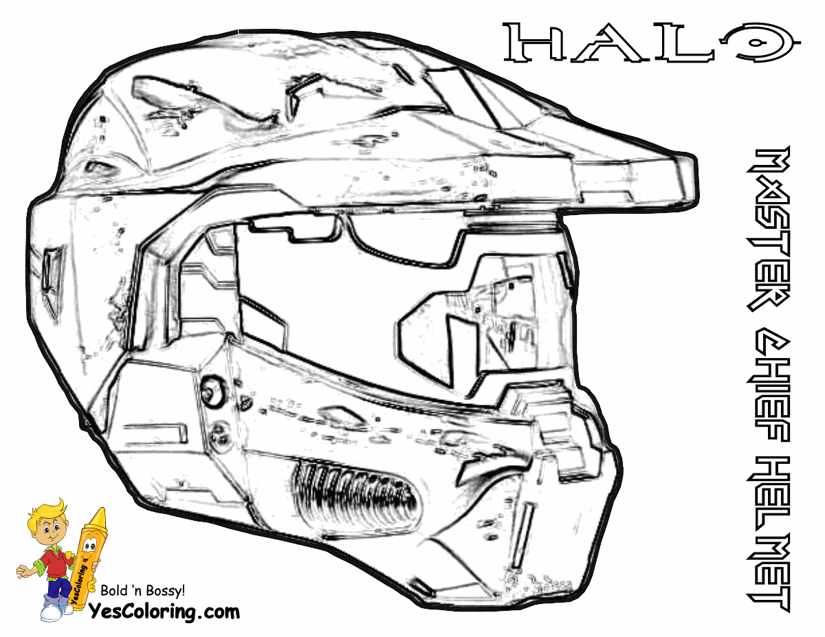Halo coloring #9, Download drawings
