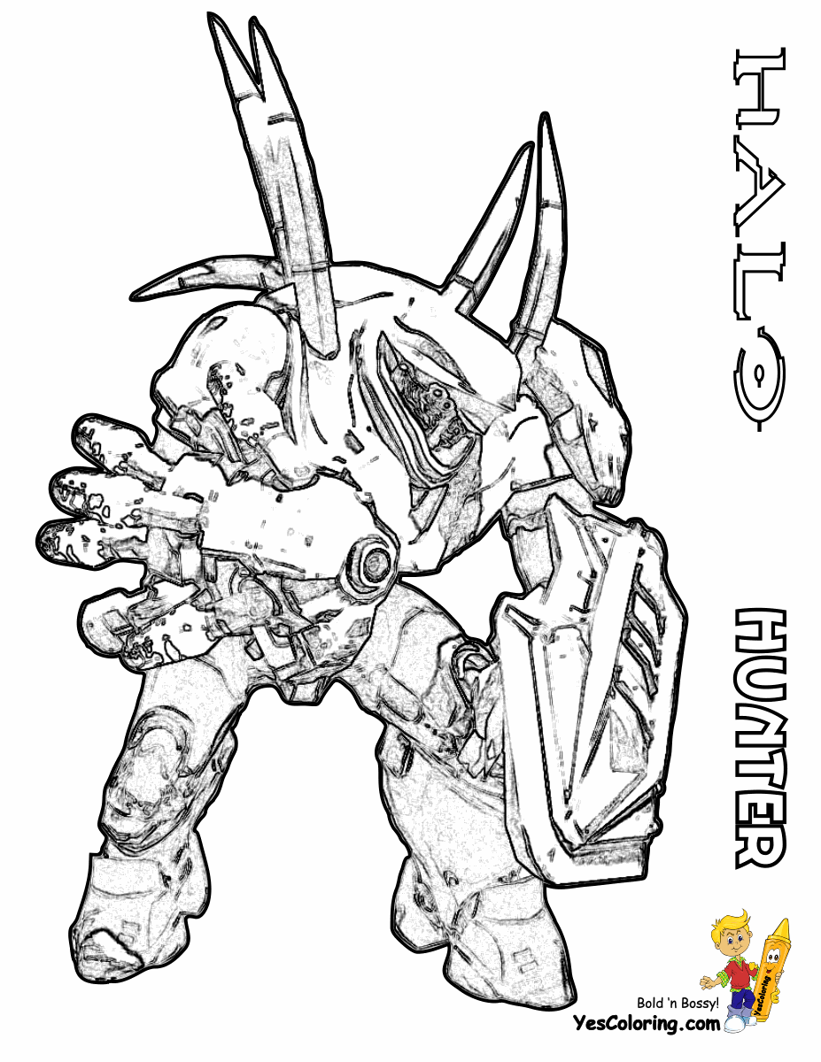 Halo coloring #7, Download drawings
