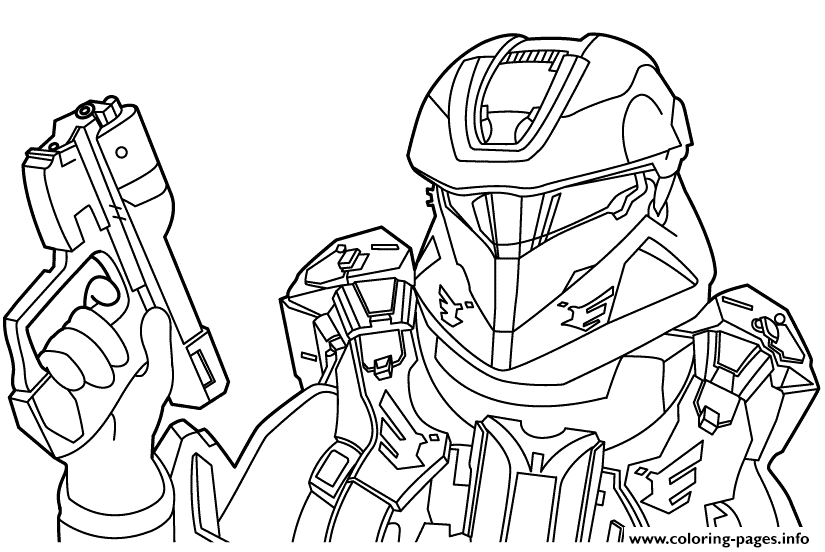 Halo coloring #5, Download drawings