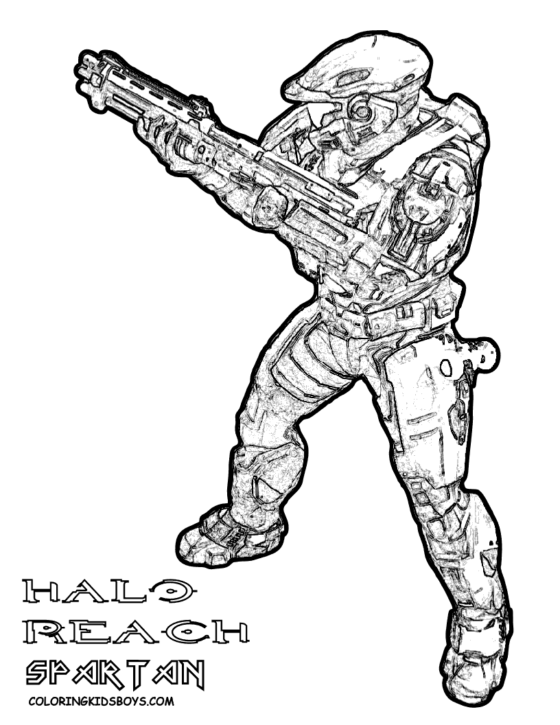 Halo Reach Mountains coloring #12, Download drawings