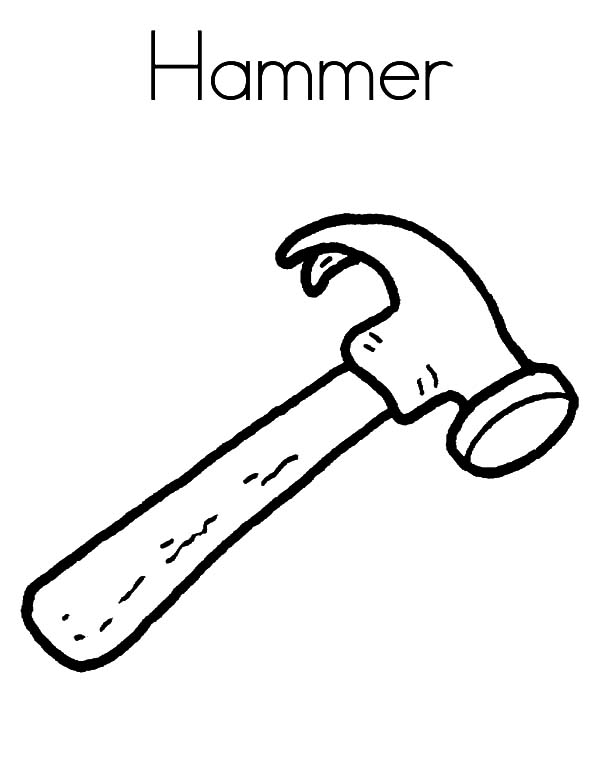 Hammer coloring #15, Download drawings