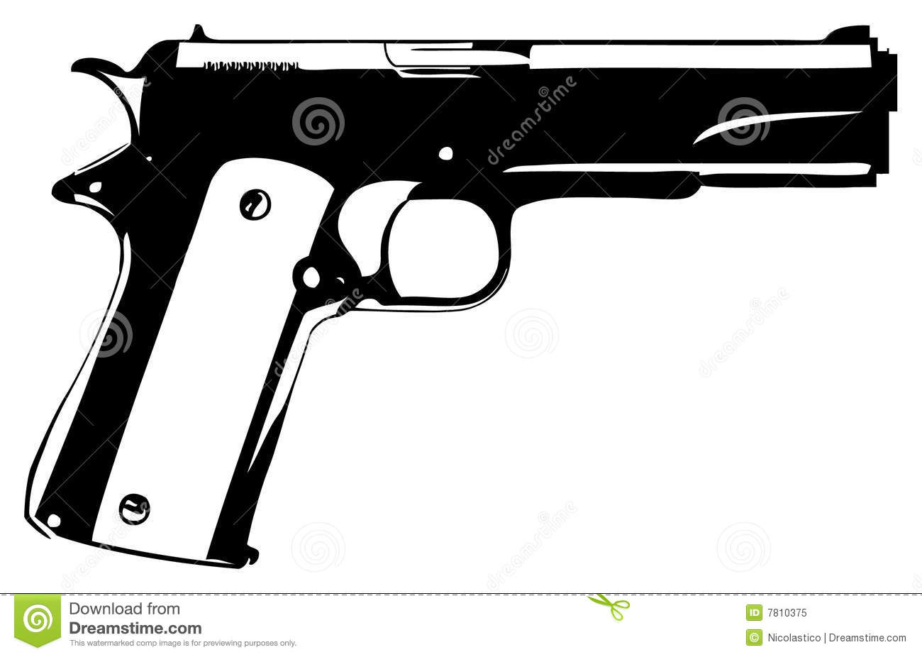Handgun clipart #3, Download drawings