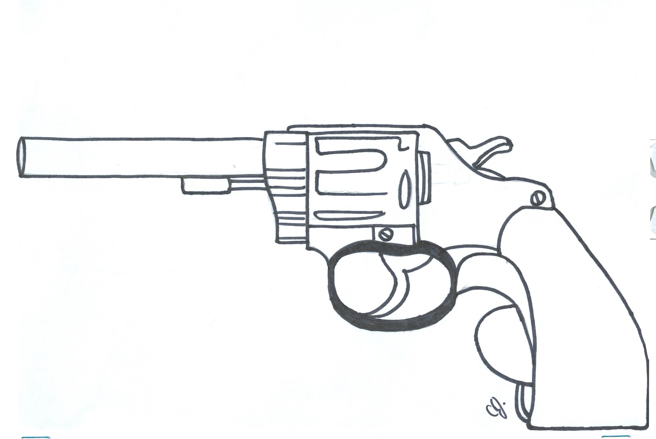 Download Handgun Coloring For Free Designlooter 2020 