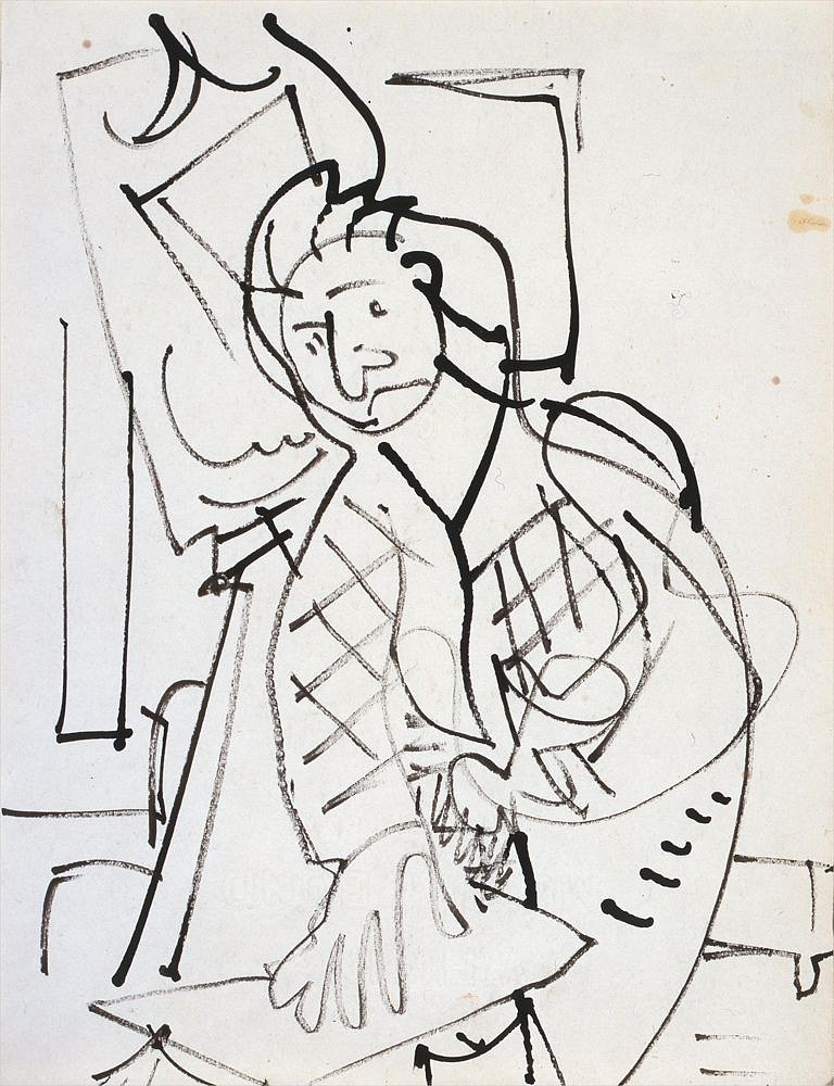 Hans Hofmann coloring #17, Download drawings