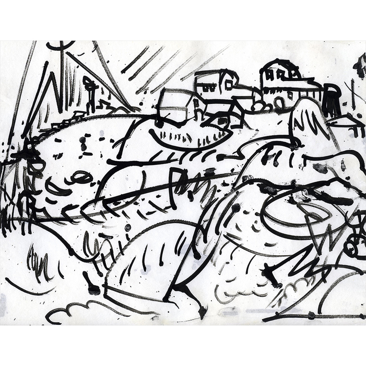 Hans Hofmann coloring #13, Download drawings