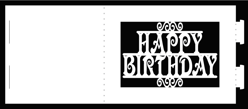 happy birthday card svg free #430, Download drawings