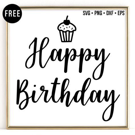 happy birthday card svg free #429, Download drawings