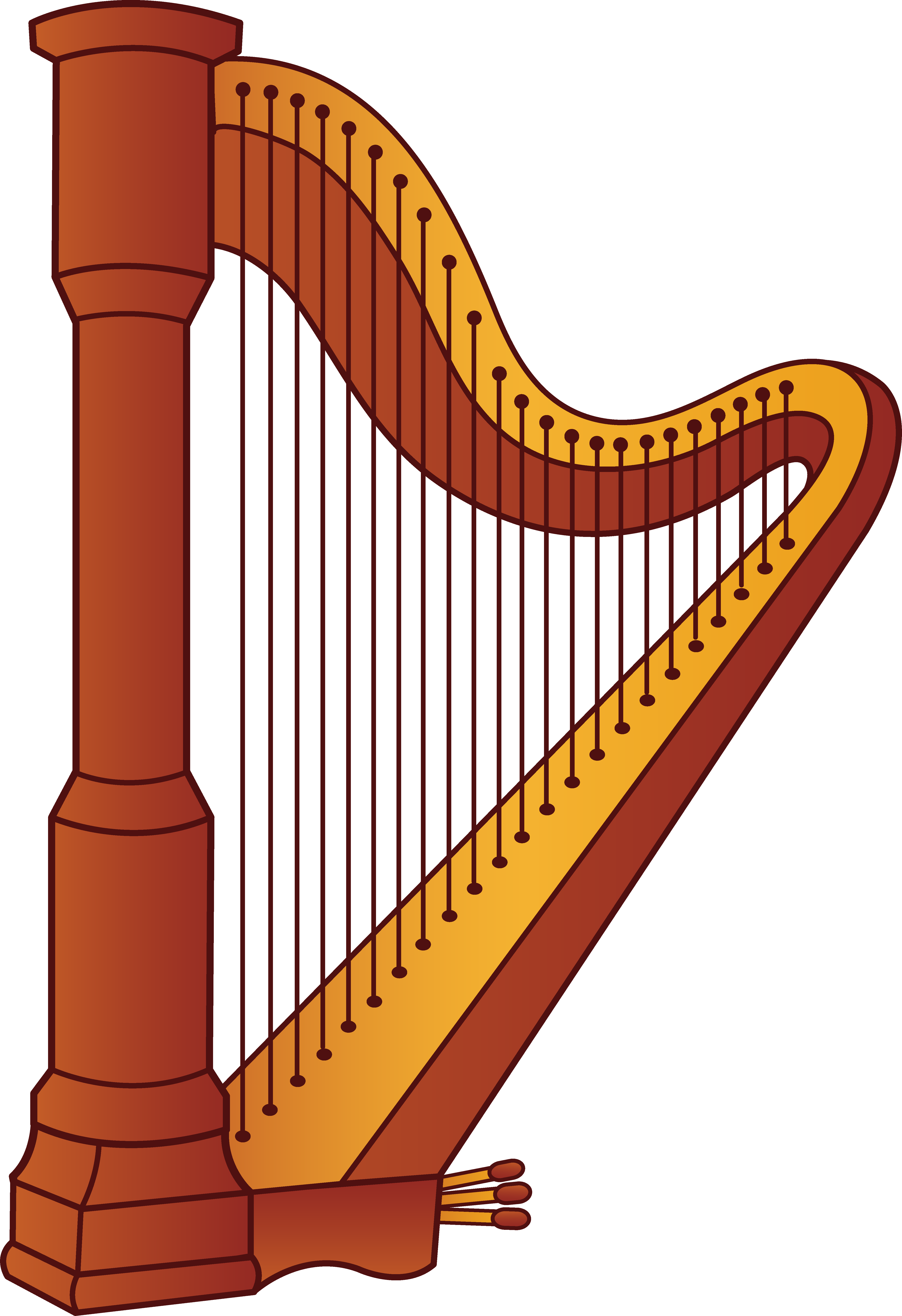 Harp clipart #6, Download drawings