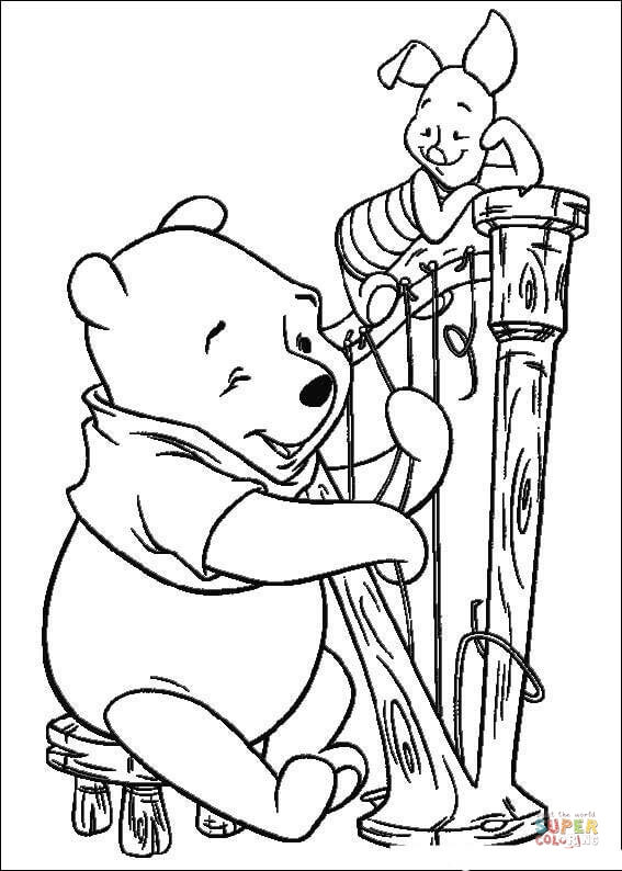 Harp coloring #7, Download drawings