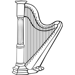 Harp svg #16, Download drawings
