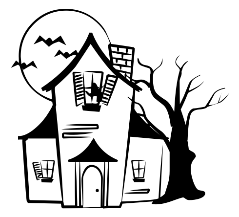 Haunted clipart #4, Download drawings
