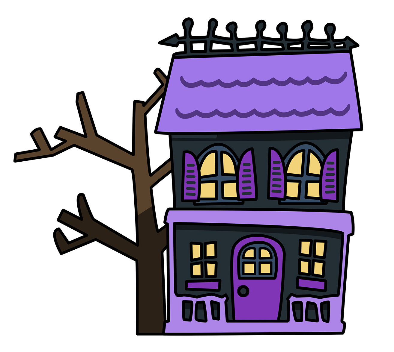 Haunted House clipart #1, Download drawings