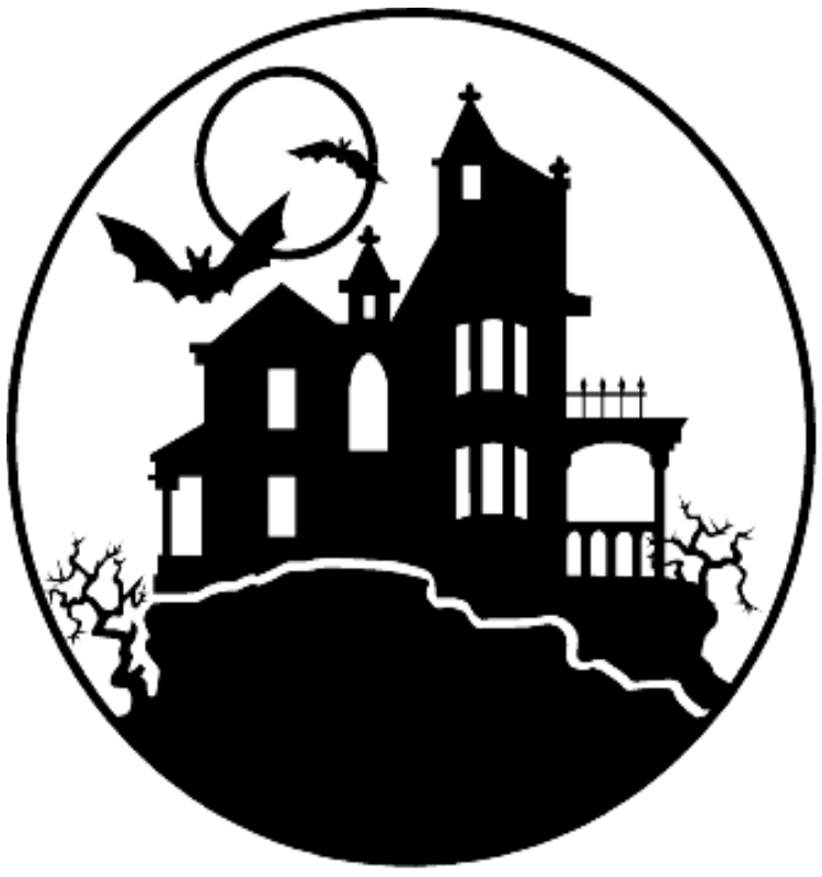 Haunted clipart #3, Download drawings
