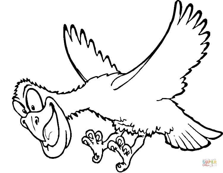 Hawk coloring #7, Download drawings