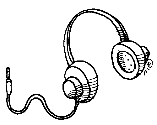 Headphones clipart #3, Download drawings