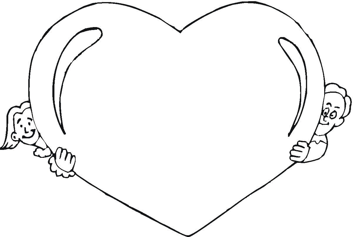 Heart coloring #5, Download drawings