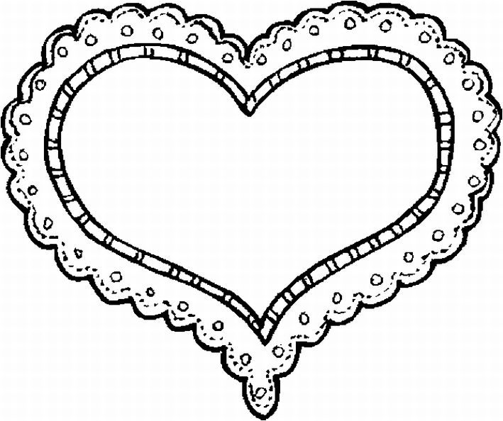 Heart coloring #3, Download drawings