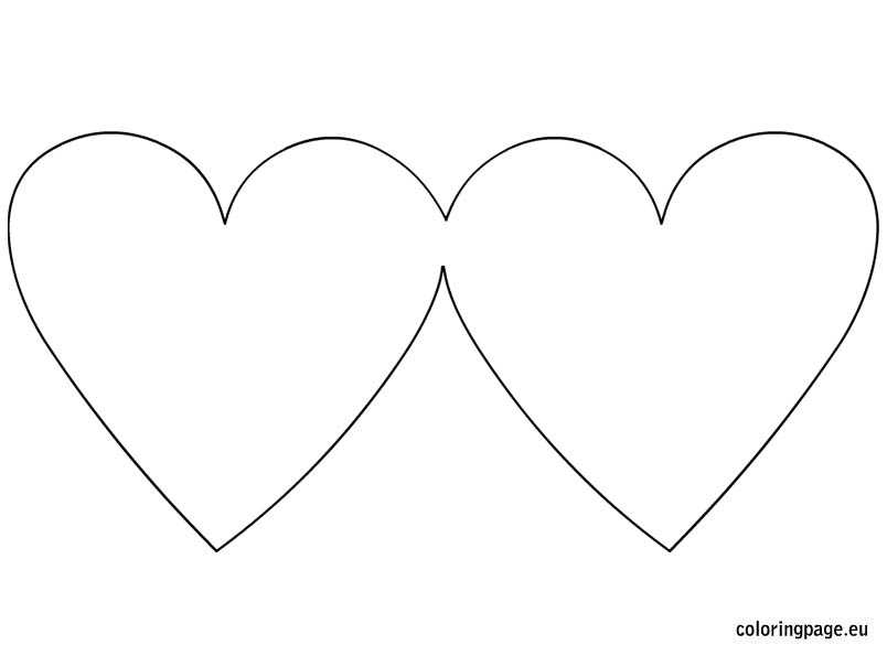 Heart-shaped coloring #4, Download drawings
