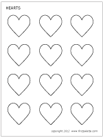 Heart-shaped coloring #3, Download drawings