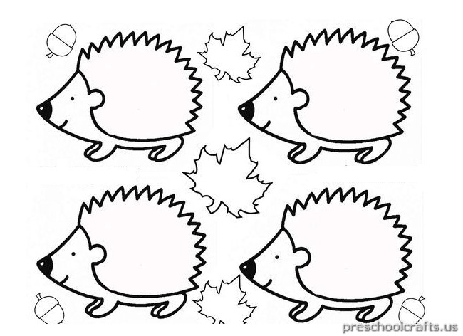 Hedgehog coloring #17, Download drawings