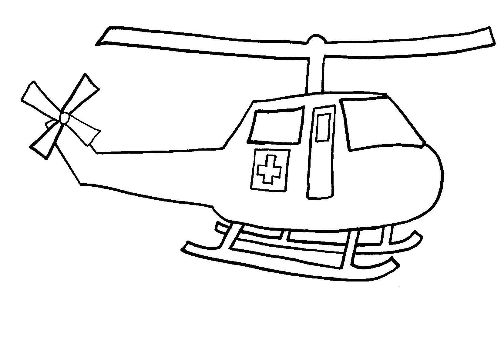 Helicopter coloring #7, Download drawings
