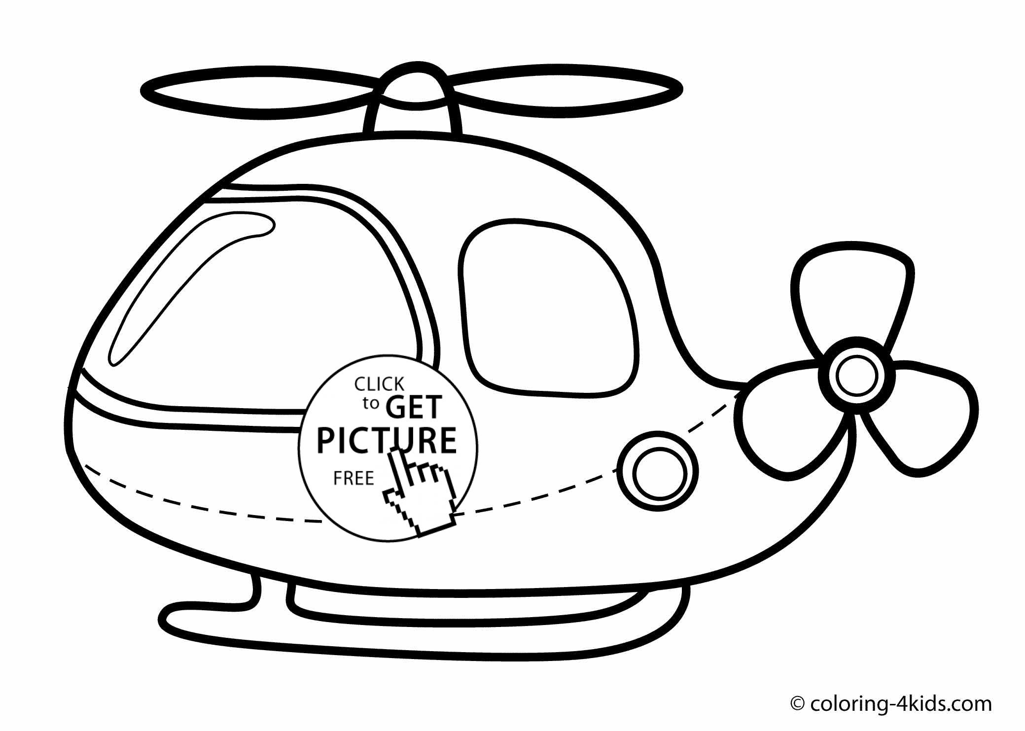 Helicopter coloring #15, Download drawings