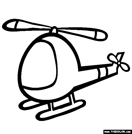 Helicopter coloring #17, Download drawings