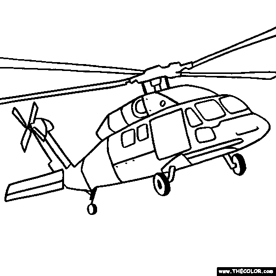 Helicopter coloring #2, Download drawings
