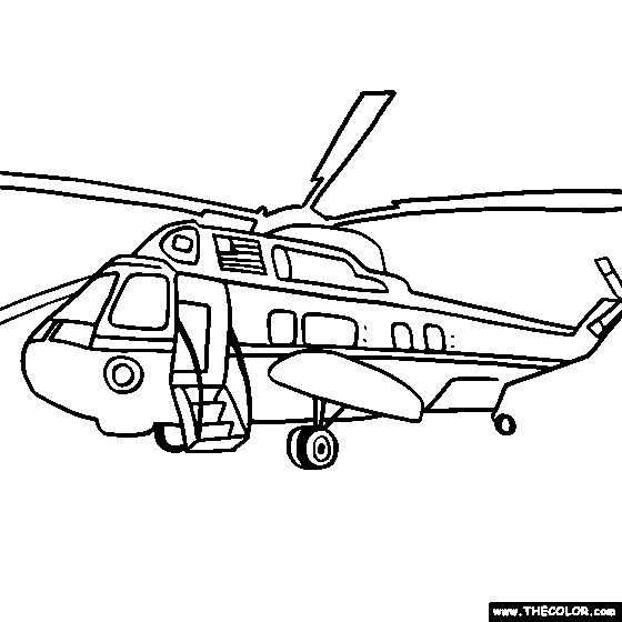 Helicopter coloring #3, Download drawings