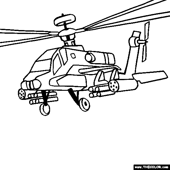Attack Helicopter coloring #19, Download drawings