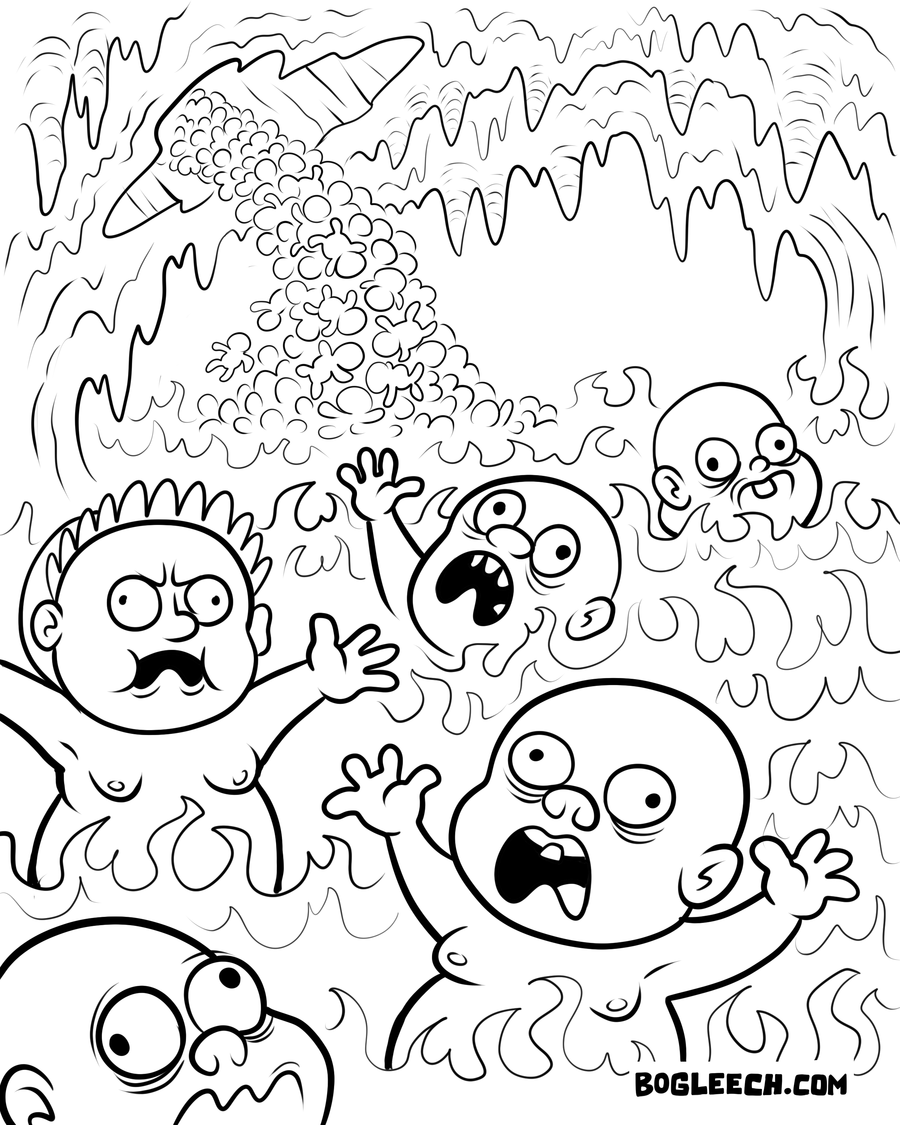 Hell coloring #20, Download drawings