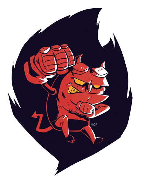Hellboy clipart #10, Download drawings