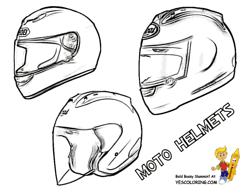 Helmet coloring #19, Download drawings