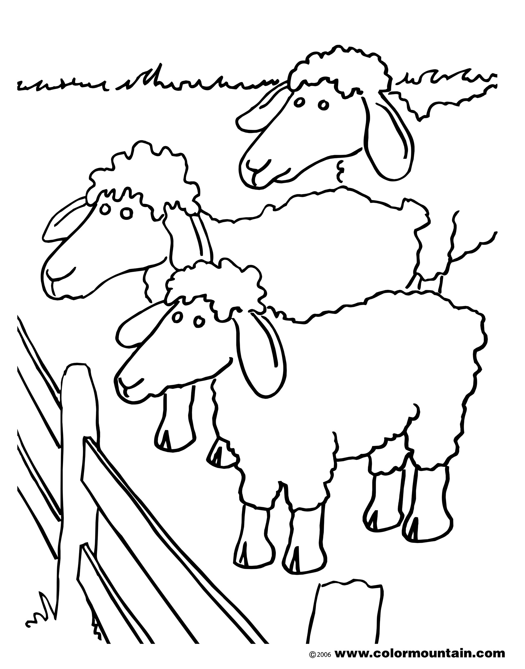 Herd coloring #6, Download drawings
