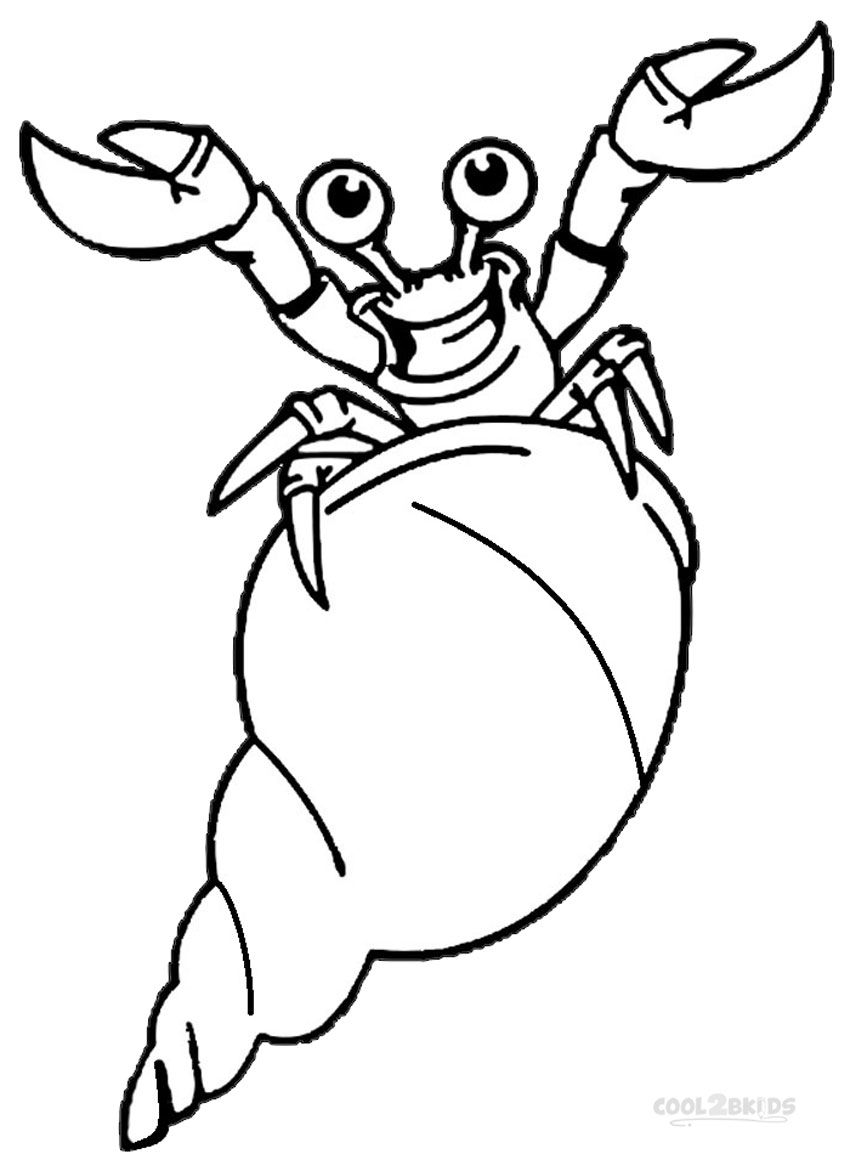 Hermit Crab coloring #15, Download drawings