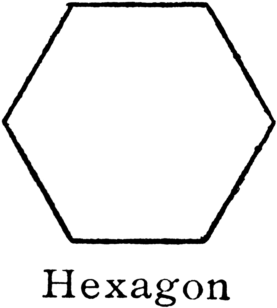 Hexagon clipart #13, Download drawings