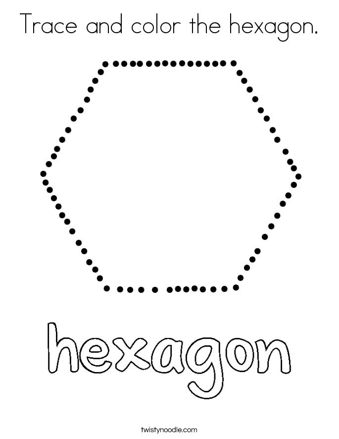 Hexagon coloring #6, Download drawings