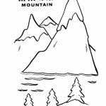 High Mountain coloring #20, Download drawings