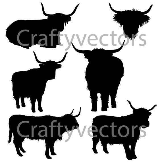 Highland Cattle svg #19, Download drawings