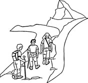 Hiking coloring #18, Download drawings